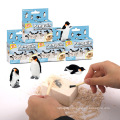Amazon hot selling children's puzzle excavation toys creative new DIY mining penguins scientific education exploration Animal to